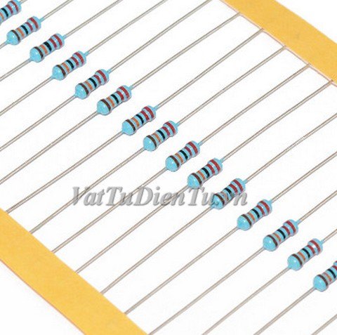 Điện trở 9.1K 0.25W (9K1 1/4W) sai số 1%