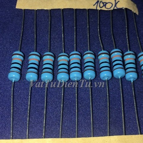Điện trở 100K 1W 100K1W100K sai số 1%