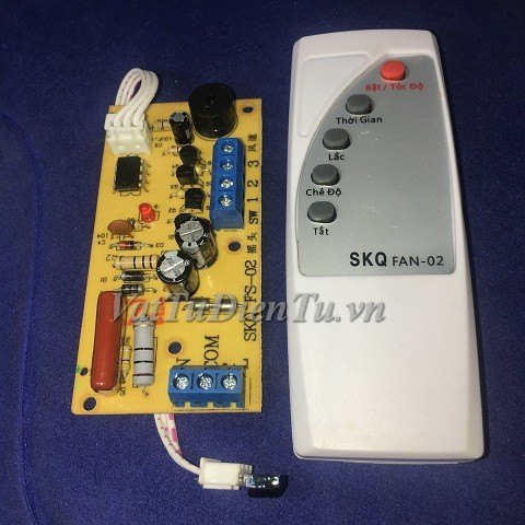 SKQ FS-02 Bộ vỉ mạch quạt điều khiển từ xa cho quạt