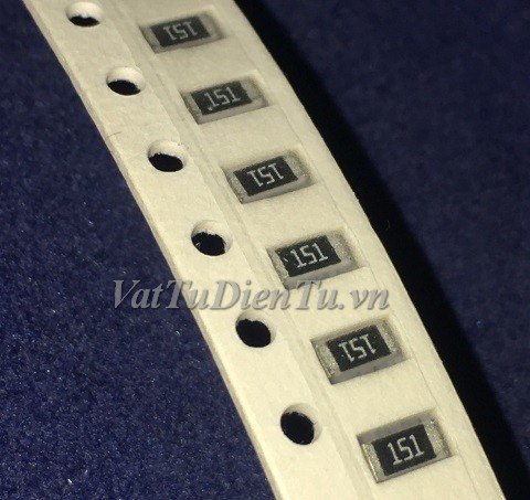 Điện trở 150R 0.25W 150R 1/4W 150R dán 1206 (3.2x1.6mm) sai số 5%