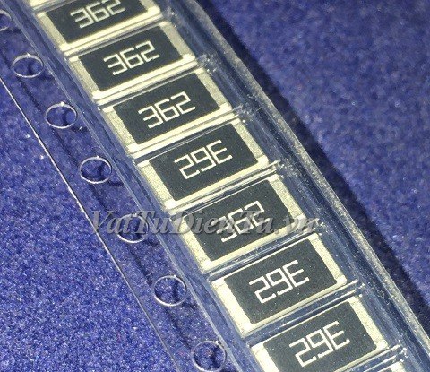 R2512-3K6-362 Điện trở 362 3.6K 1W 3K6 1W trở dán 2512 3K6 1W (L6.35×W3.2mm) sai số 5%