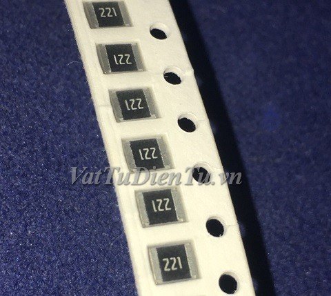 Điện trở 220R 0.33W dán 1210 (L3.2xW2.5mm) sai số 5%