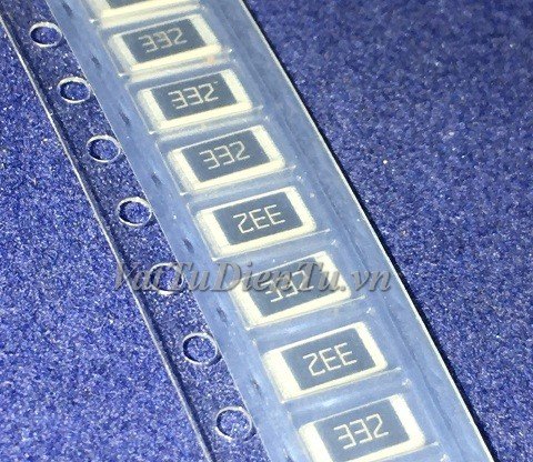 Điện trở 3.3K 0.75W (3K3 3/4W) dán 2010 (L5.08xW2.54mm) sai số 5%