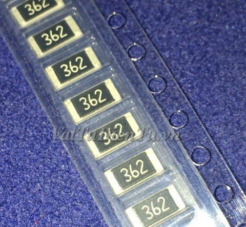 R2010-3K6-362 Điện trở 362 3.6K 3/4W 3K6 0.75W trở dán 2010 3K6 3/4W (5.08×2.54mm) sai số 5%