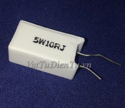 Điện trở 10R 5W 10R5W10R SQM 5% trở sứ hình chữ nhật