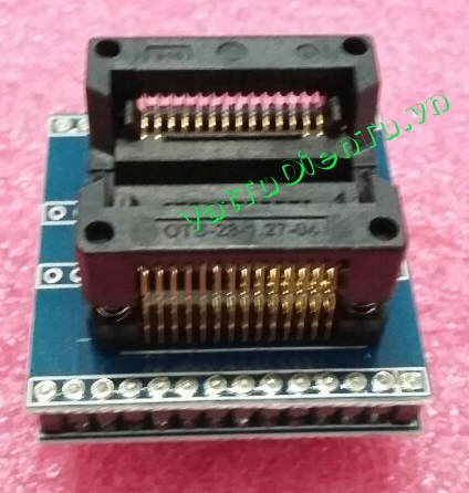 Đế kẹp IC 28 chân SOP28 to DIP28 (SOP-28 300mil)