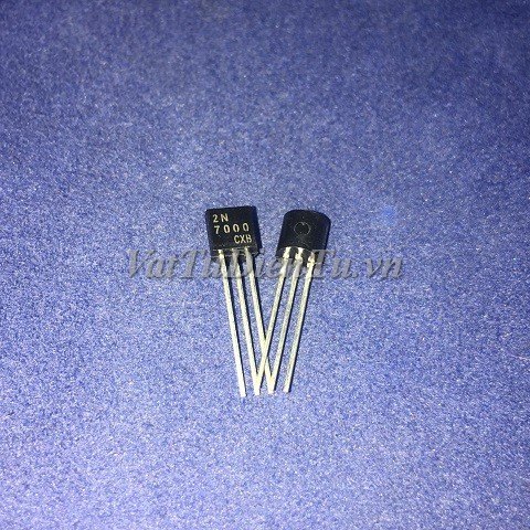 2N7000 TO92 N MOSFET 0.2A 60V SGD