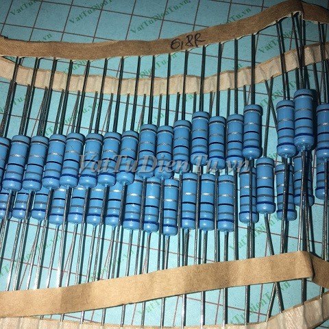 Điện trở 6.8R 2W 6.8R2W6R8 sai số 1%