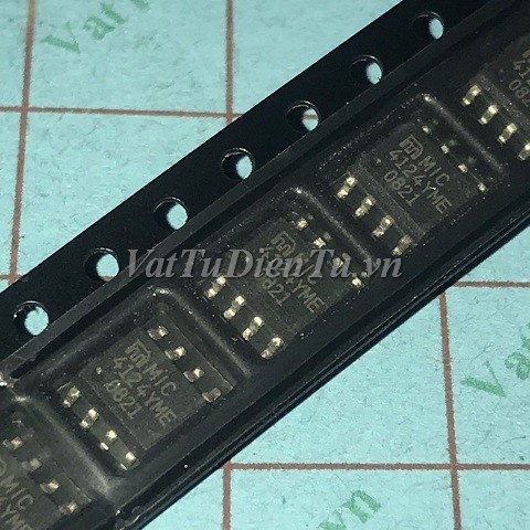 MIC4124YME 4124YME SOP8 Dual 3A-Peak Low-Side MOSFET Driver Bipolar/CMOS/DMOS Process