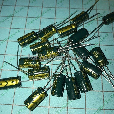 Tụ hóa 100UF 35V 100UF35V100UF 6X11MM JCCON