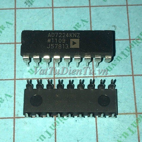 AD7224KN AD7224LN DIP18 IC DAC, LC2MOS 8-Bit DAC with Output Amplifiers
