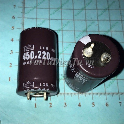 Tụ hóa 220UF 450V 220UF450V220UF 25X40MM