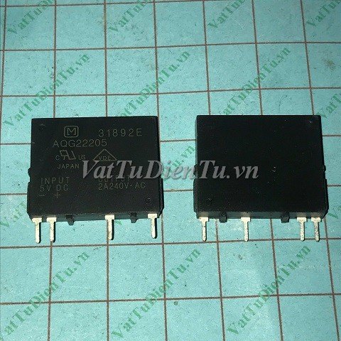 AQG22205 SSR Solid State Relays 2A 5VDC 4P