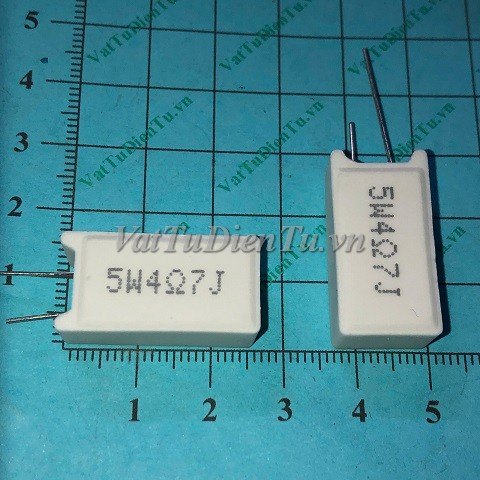 RX27-5W-4.7RJ Điện trở 4.7R 5W 4R7 4.7R 5%
