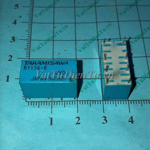 RY136-K Rơ le 12VDC 8P TAKAMISAWA (TM)