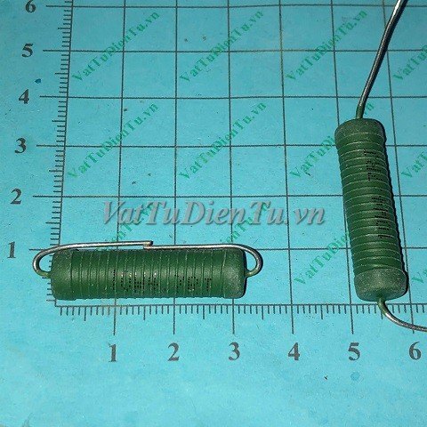 RX21-10W-4.7R-J Điện trở 4.7R 10W 4R7 5%, điện trở dây cuốn
