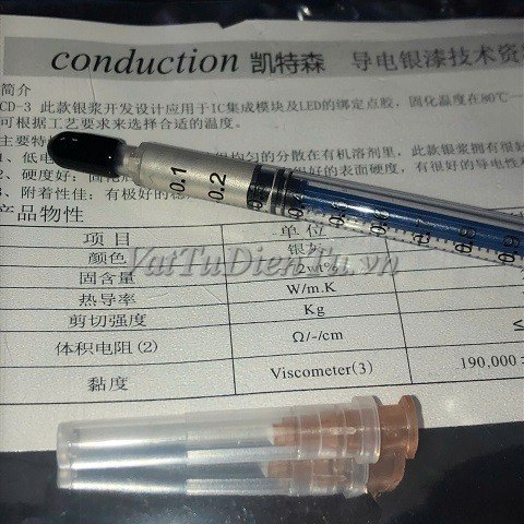 Keo bạc dẫn điện 0.3ML (Conductive silver paint)