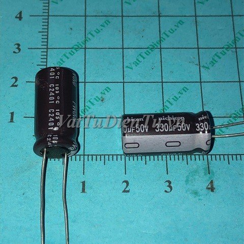Tụ hóa 330uF 50V 330uF50V330uF 10x20mm