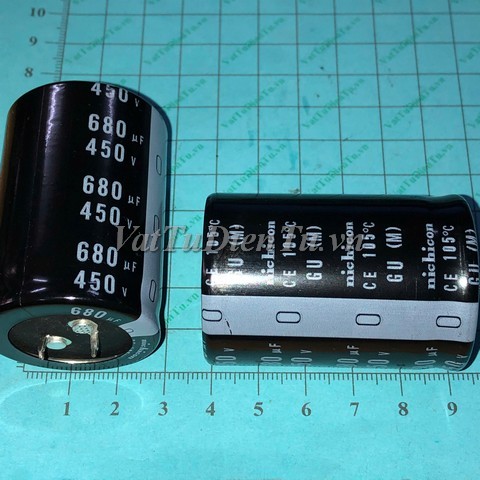 Tụ hóa 680uF 450V 680uF450V680uF 35X50MM
