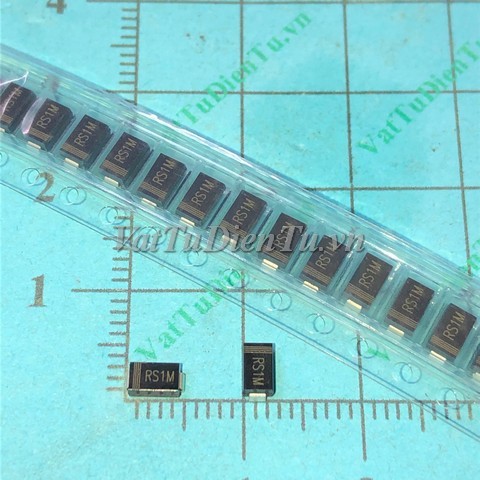 FR107 SMA RS1M Diode xung dán 1A 1000V;