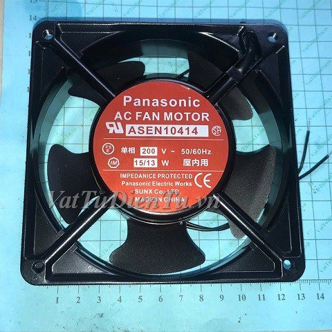 ASEN10414 Quạt tản nhiệt 200V 13W 120x120x38mm Panasonic 2 dây