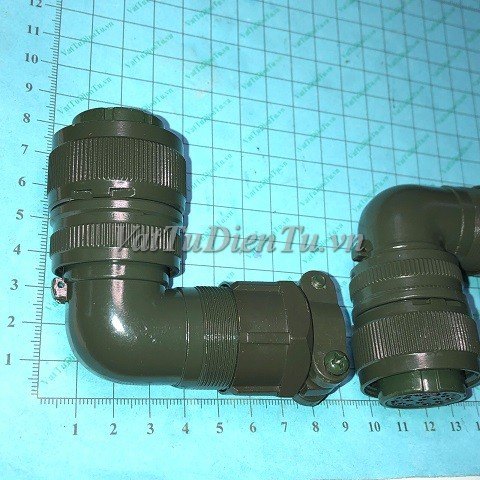 YD28-15 Phích cắm 15 chân cong PLUG 15Pin đầu cắm servo motor 15Pin