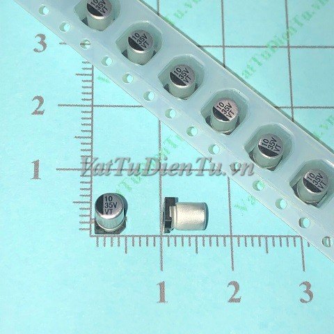 Tụ nhôm dán 10UF 35V 10UF35V10UF SMD 4x5.4MM