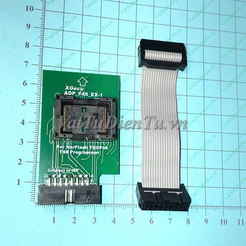 Đế nạp ADP-F48-EX-1 TSOP48 NOR bao gồm cả dây cáp ISP