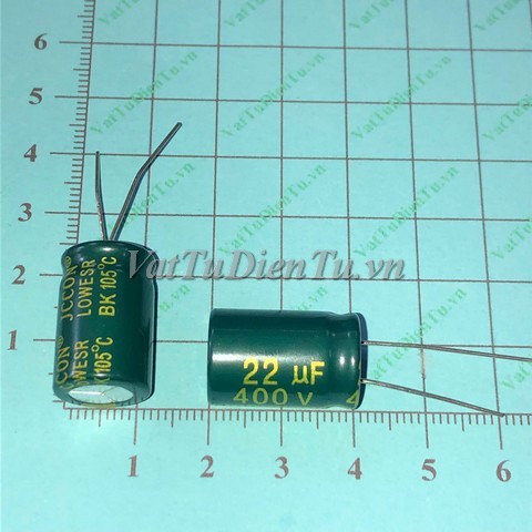 Tụ hóa 22uF 400V 22uF400V22uF 13X21mm