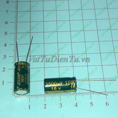 Tụ hóa 1500UF 16V 1500UF16V1500UF 10X20MM