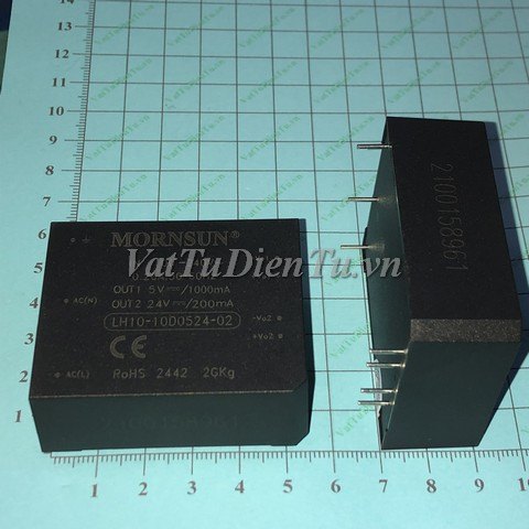 LH10-10D0524-02 MORNSUN Module nguồn AC-DC 220VAC-5V1A 24V0.2A