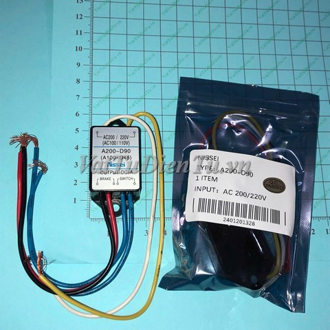 A200-D90(A100-D45) AC200/220V Nguồn NISSEI 110V 1A Nguồn phanh động cơ, nguồn thắng động cơ