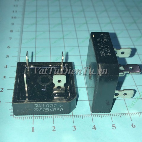 S25VB60 D25VB60 Diode chỉnh lưu cầu 25A 600V