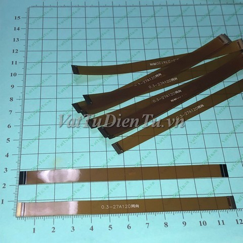 AWM-27-03-120-A Cáp thuận FFC/FPC 27P 0.3mm dài 120mm