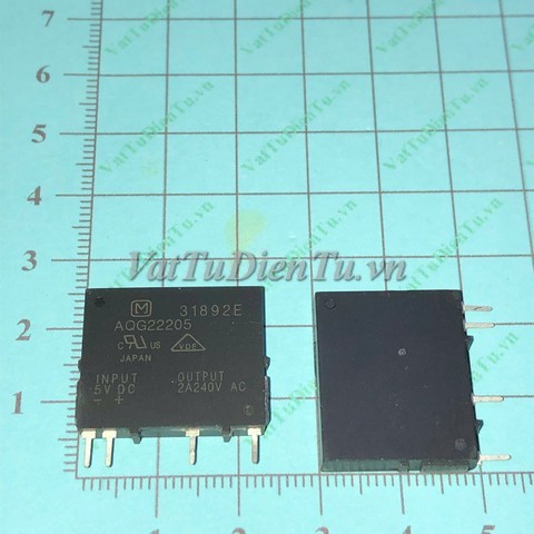 AQG22205 SSR Solid State Relays 2A 5VDC 4P