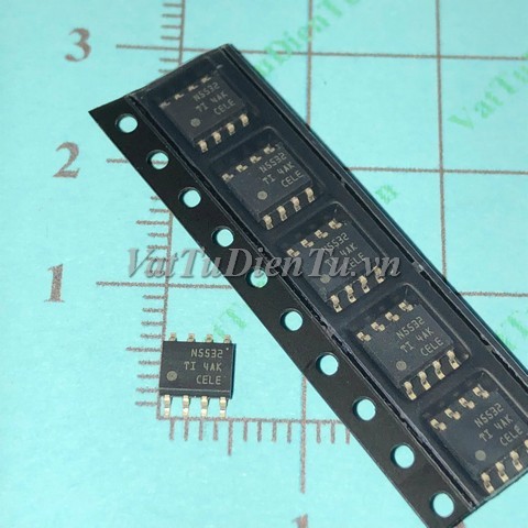 N5532 NE5532DR N5532 SOP8 Ic thuật toán Dual Low-Noise Operational Amplifier