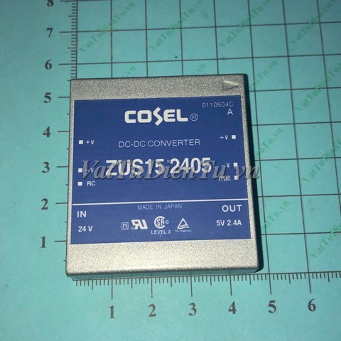 ZUS152405 Module điều chỉnh điện áp 24V-5V 2.4A DC-DC COSEL (HTM)