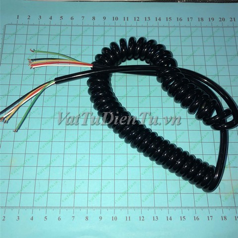 Dây cáp lò xo 5X0.2MM dài 2.5M