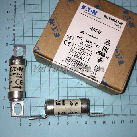 Cầu chì 40A 690V BUSSMANN 40FE 40A 690V BS88:4 cầu chì cắt nhanh, cầu chì bán dẫn