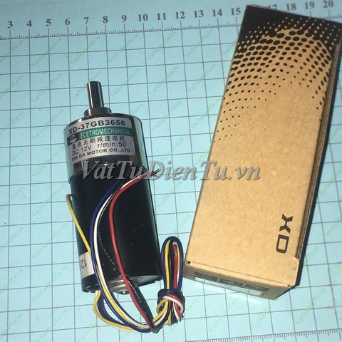 XD-37GB3650 Động cơ giảm tốc 12V 50v/pDS HEAT