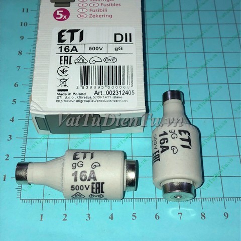 2312405-01 Cầu chì ETI 16A 500V