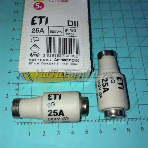 2312407-01 Cầu chì ETI 25A 500V