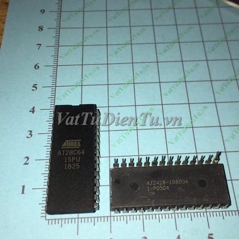 AT28C64B-15PU AT28C64 15PC DIP28 IC EEPROM 64KBIT 150NS(TM)