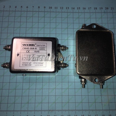CW4E-30A-S Bộ Lọc nguồn EMI 30A chống nhiễu SNXRON