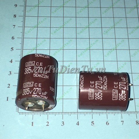 Tụ hóa 270UF 385V 270UF385V270UF 25X30MM (HTM)