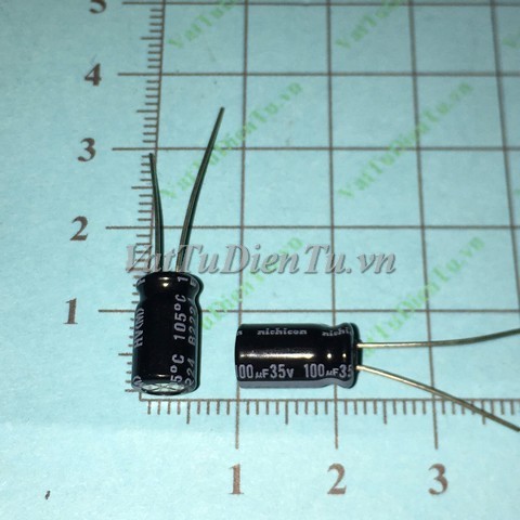 Tụ hóa 100uF 35V 100uF35V100uF 6X12MM Nichicon