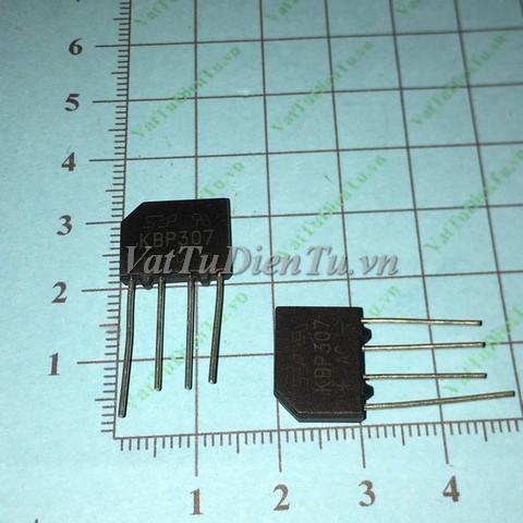 KBP307 Cầu diode dẹt chân tròn 3A 700V