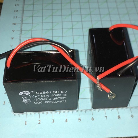 Tụ quạt CBB61 10uF 450V 10uF