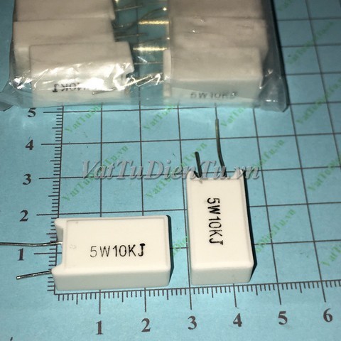 RX27-5W10K Điện trở 10K 5W 10K 5% trở sứ hình chữ nhật