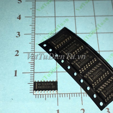 AM26C32I AM26C32C 26C32 SOP16 3.9mm IC truyền thông Quad Receiver RS-422/RS-423